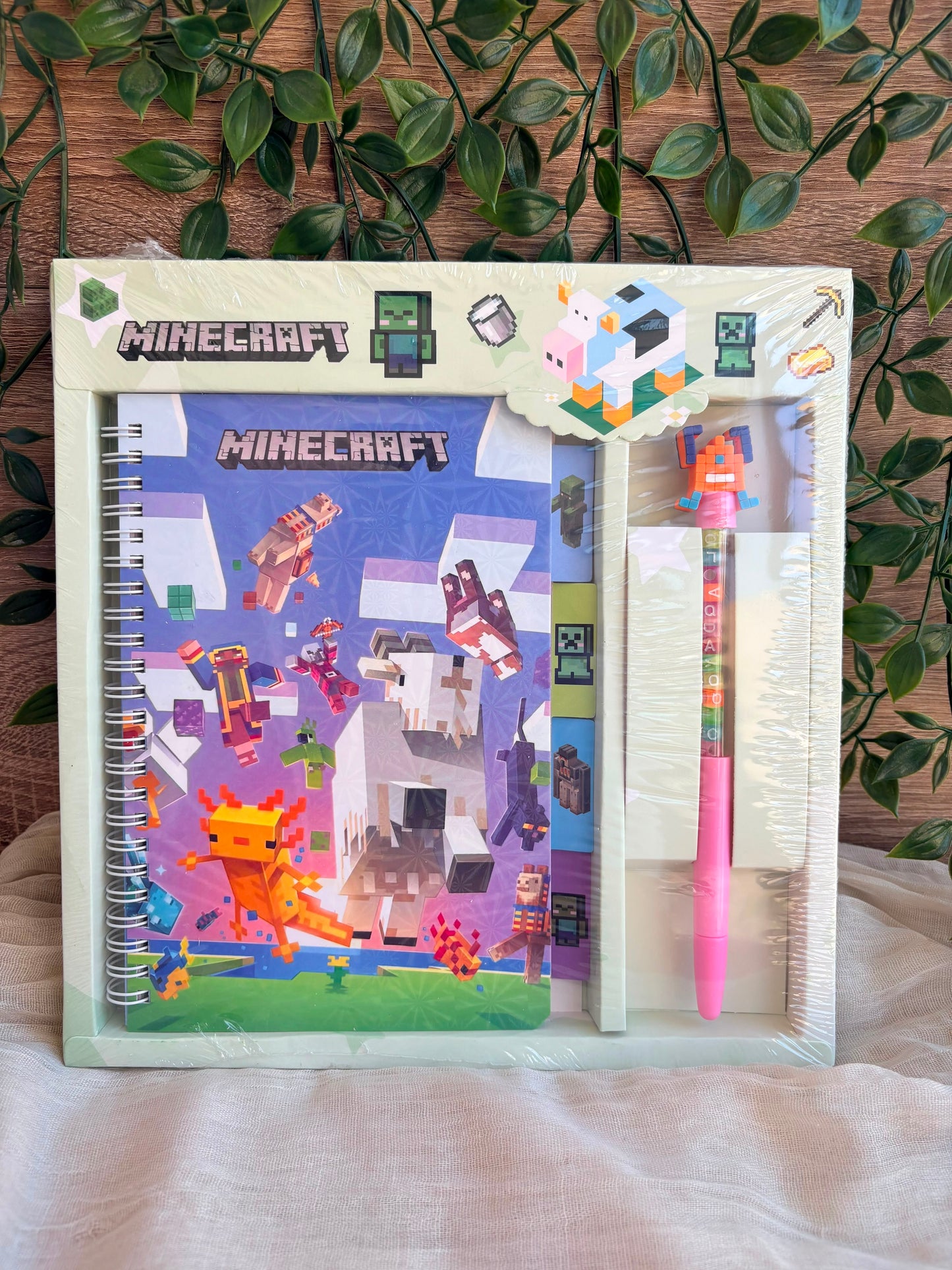 Minecraft Notebook and Pen Set