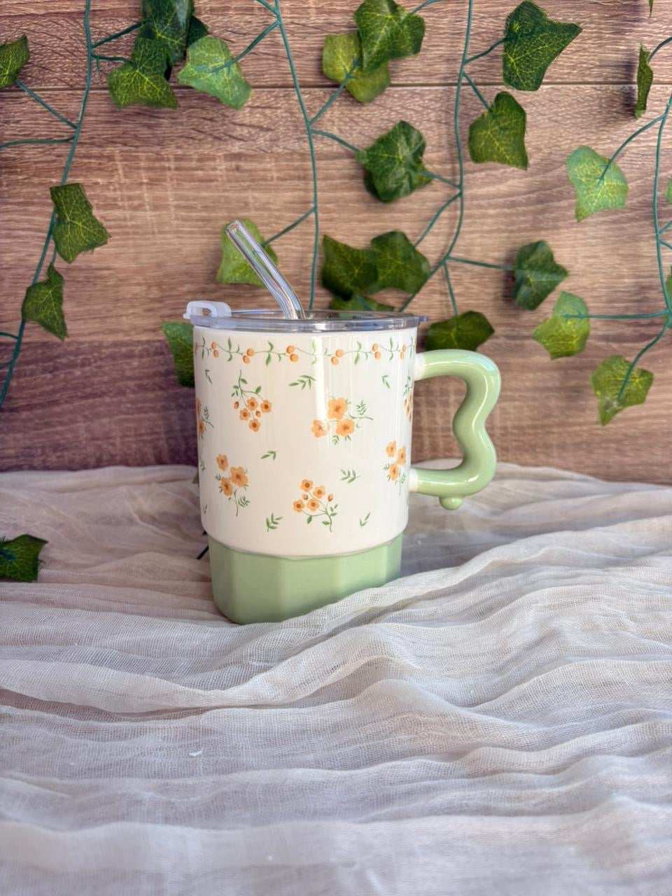 Flower Ceramic Mug