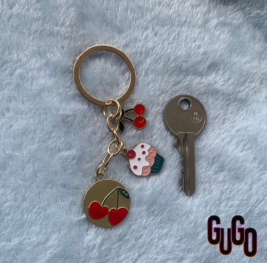 Cherry Keychain