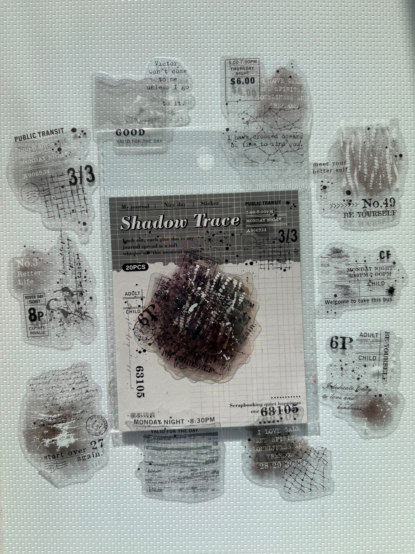 Shadow Trace Stickers