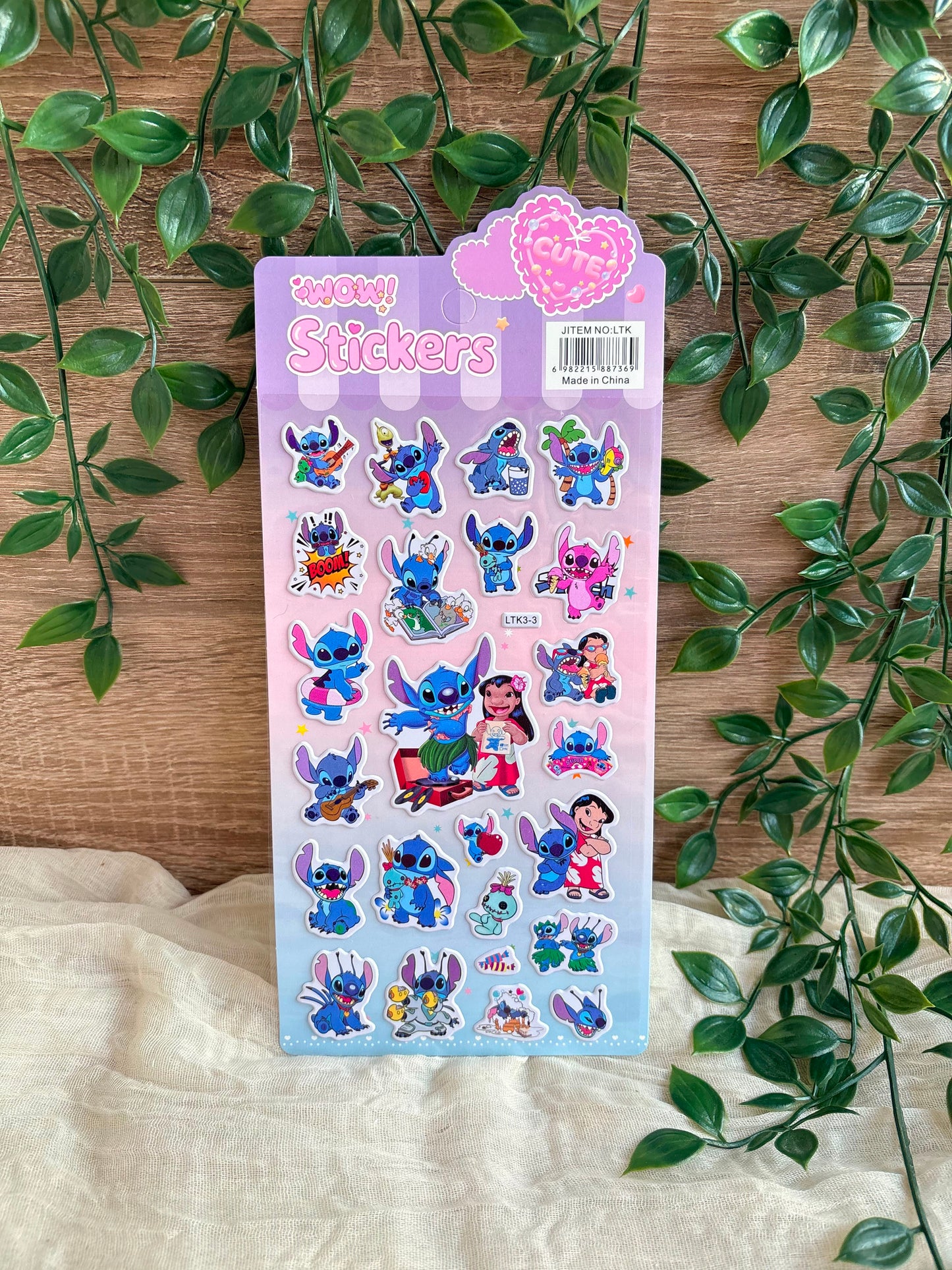 Stitch Sticker Sheet