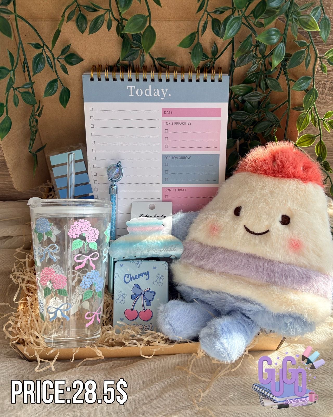 Blue Pinkish Box