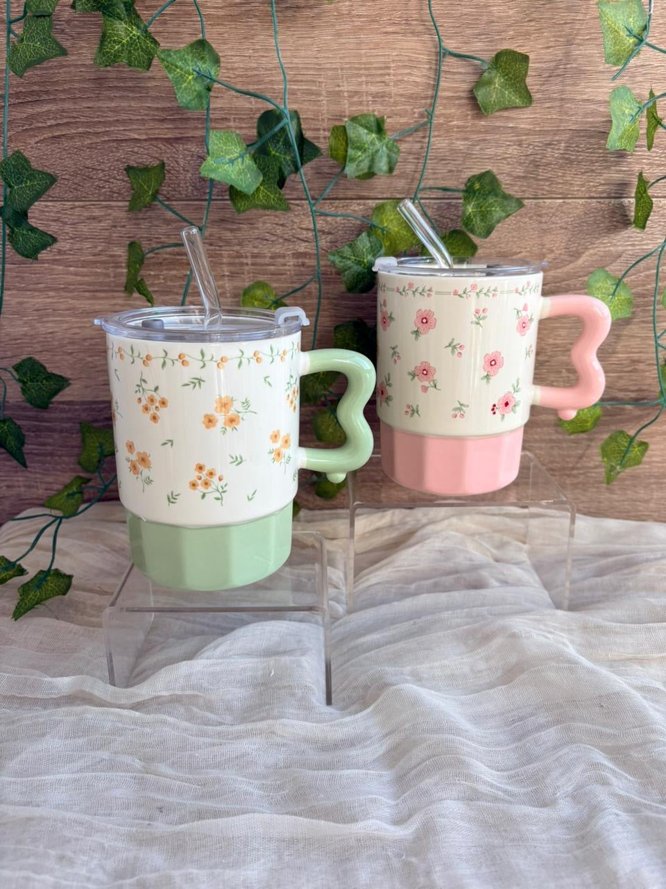 Flower Ceramic Mug