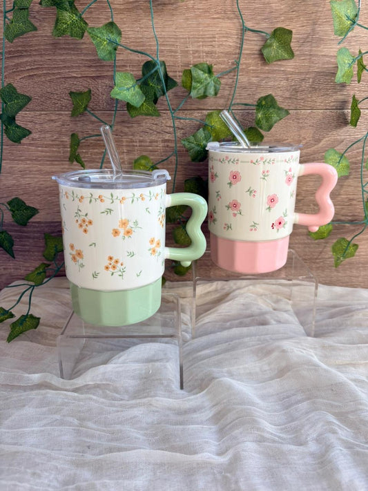Flower Ceramic Mug