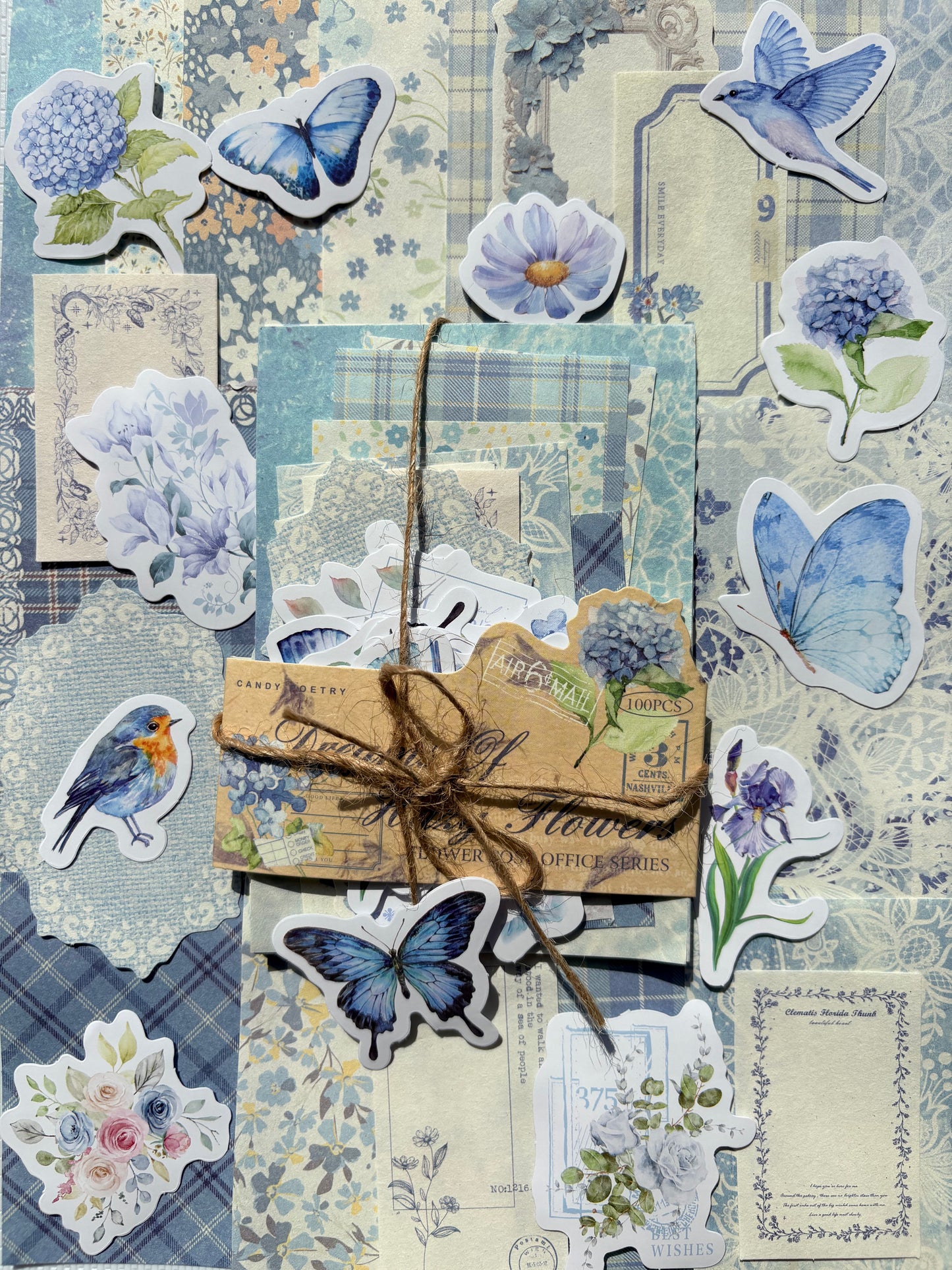 Material paper and Stickers Pack