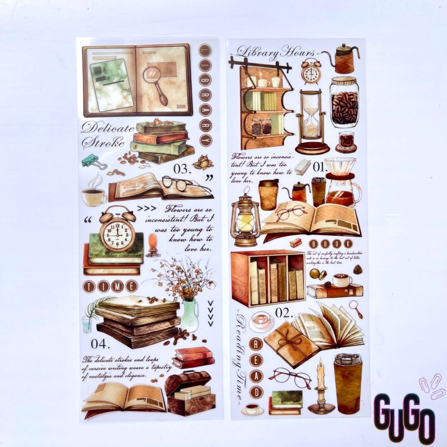 4 Sheets Stickers Pack