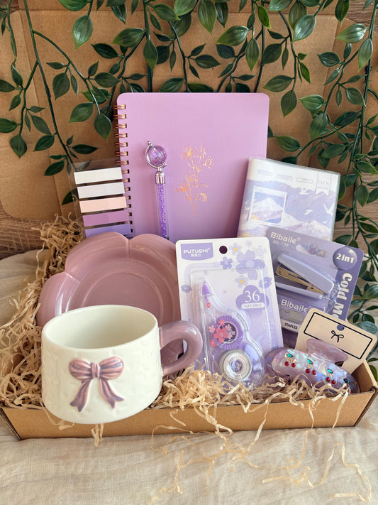 Purple Bow Box